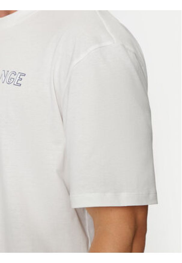 Armani Exchange T-Shirt 6DZTBD ZJ3VZ 1116 Biały Regular Fit. Kolor: biały. Materiał: bawełna