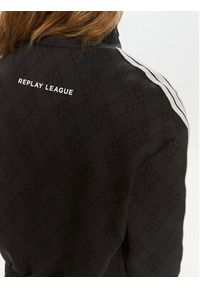 Replay Bluza W3403.000.74934 Czarny Regular Fit. Kolor: czarny. Materiał: syntetyk #5