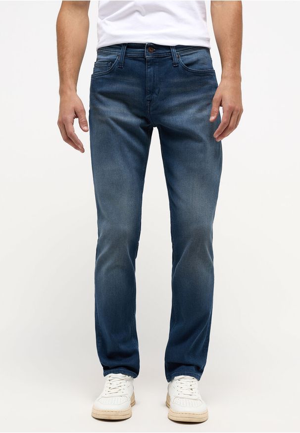 Mustang - MUSTANG Vegas Slim Męskie Spodnie Jeansowe Denim Blue 1013231 5000 783