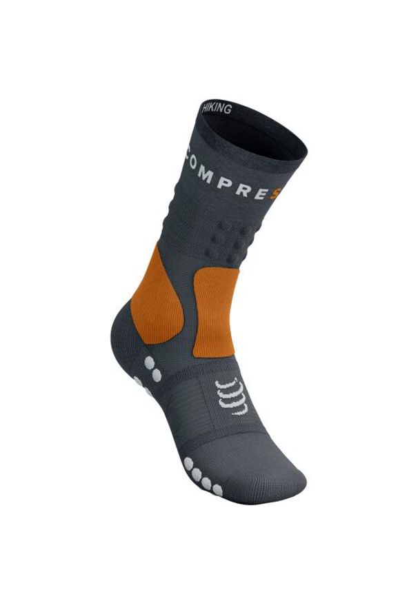 Skarpety trekkingowe Compressport Hiking Socks. Kolor: żółty, pomarańczowy, wielokolorowy, szary