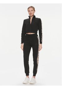 Guess Bluza V3RQ12 KB3P2 Czarny Regular Fit. Kolor: czarny. Materiał: syntetyk, bawełna