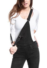 Lee - DAMSKIE OGRODNICZKI LEE SKINNY BIB CHARCOAL BLACK L39ELCLP #8