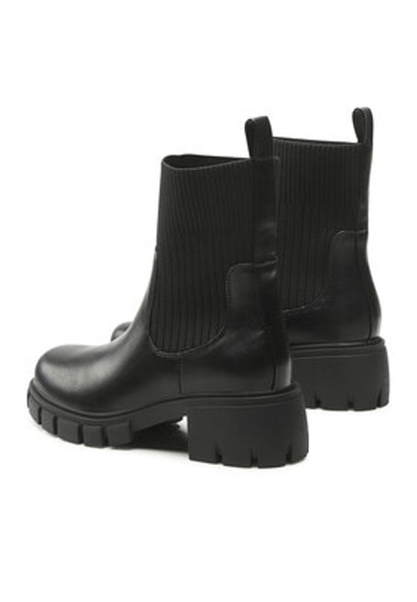 DeeZee Botki WS5575-05 Czarny. Kolor: czarny. Materiał: skóra