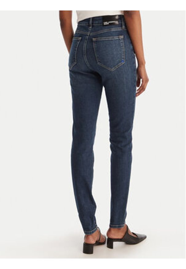 Karl Lagerfeld Jeans Jeansy B1W10033 Granatowy Skinny Fit. Kolor: niebieski