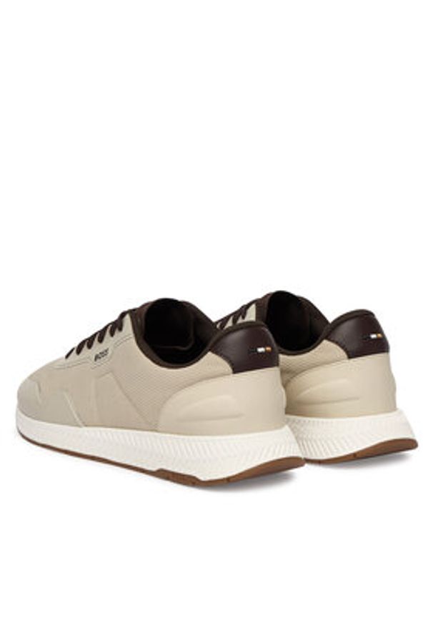 BOSS Sneakersy Titanium Runn 50563962 Beżowy. Kolor: beżowy. Materiał: materiał