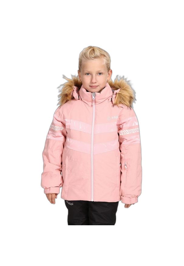 Dziewczęca kurtka narciarska Kilpi Dalila. Kolor: różowy. Sezon: zima. Sport: narciarstwo