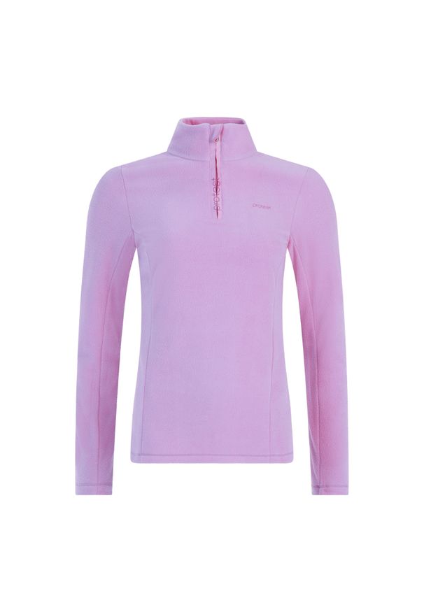 Damski polar 1/4 zip Protest Remutez. Kolor: fioletowy. Materiał: polar. Sezon: zima