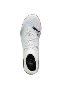 Buty piłkarskie Puma Future 7 Match It M 107721 01 białe. Kolor: biały. Materiał: dzianina, syntetyk. Szerokość cholewki: normalna. Sport: piłka nożna #11
