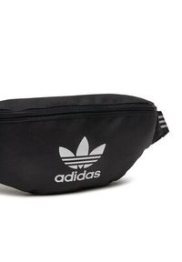 Adidas - adidas Saszetka nerka IW0939 Czarny. Kolor: czarny. Materiał: materiał