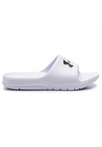 Under Armour - Klapki na co dzień na basen na plażę męskie UNDER ARMOUR. Okazja: na co dzień, na plażę. Kolor: biały. Styl: casual