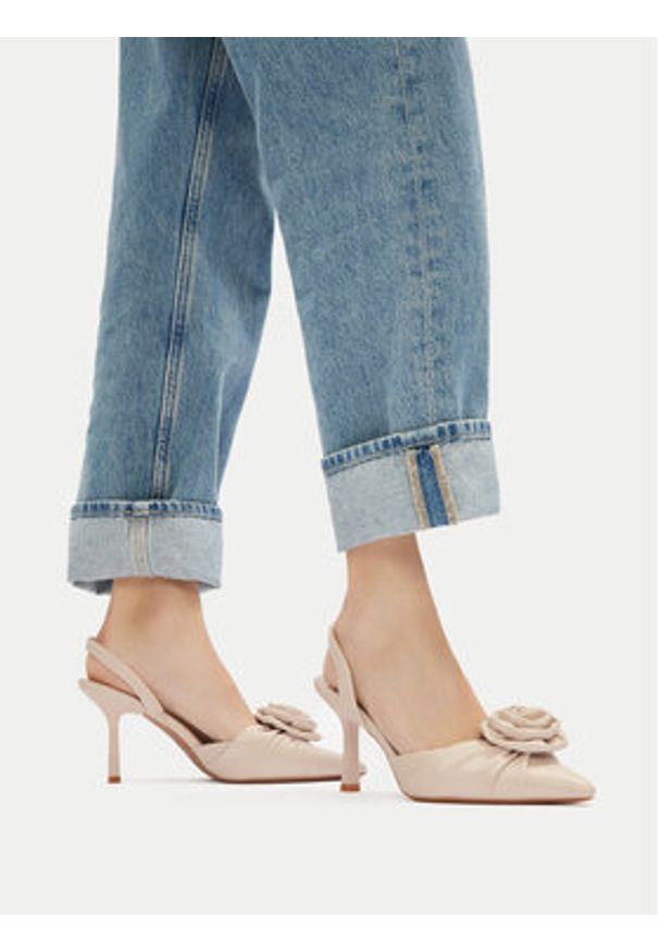 Jenny - JENNY Szpilki WFA3607-1 Beżowy. Kolor: beżowy. Materiał: syntetyk, materiał. Obcas: na szpilce
