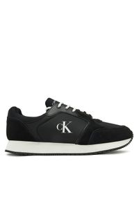 Calvin Klein Jeans Sneakersy Retro Sock Runner Mg YM0YM01152 Czarny. Kolor: czarny. Materiał: materiał #1