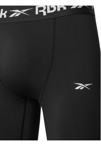 Reebok Legginsy RK25601CCM Czarny Slim Fit. Kolor: czarny. Materiał: syntetyk #3