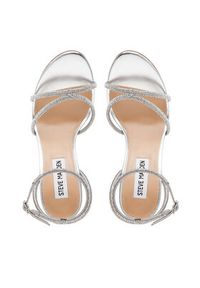 Steve Madden Sandały Bryanna Sandal SM11002613-04001-751 Srebrny. Kolor: srebrny. Materiał: materiał