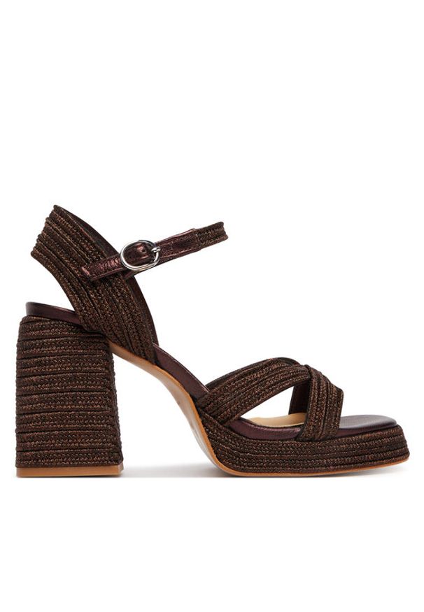 Castañer Espadryle Valle 23116 Brązowy. Kolor: brązowy. Materiał: materiał