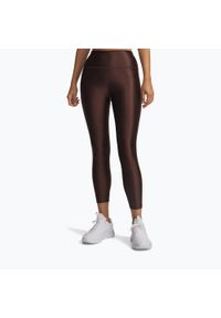 Legginsy Under Armour Tech Wordmark Tape. Kolor: brązowy. Sport: fitness #1