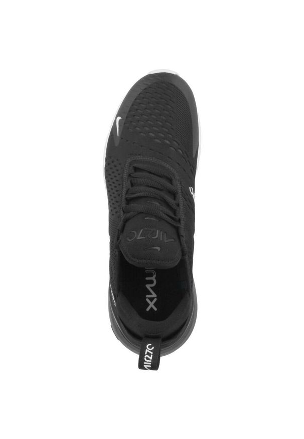 Buty do chodzenia męskie Nike Air Max 270. Zapięcie: sznurówki. Kolor: biały, wielokolorowy, czarny. Materiał: materiał, syntetyk, tkanina. Szerokość cholewki: normalna. Model: Nike Air Max. Sport: turystyka piesza