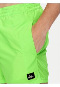 Quiksilver Szorty kąpielowe Everyday Solid Volley 15 EQYJV04120 Zielony Regular Fit. Kolor: zielony. Materiał: syntetyk
