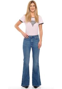 Wrangler - WRANGLER RETRO FLARE DAMSKIE SPODNIE JEANSOWE PINE FIELD W240FH21Y 112127915. Styl: retro #3