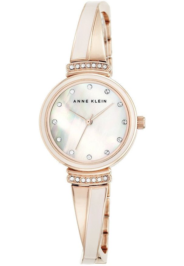 Zegarek damski Anne Klein AK-2216BLRG różowe złoto. Kolor: różowy, złoty, wielokolorowy