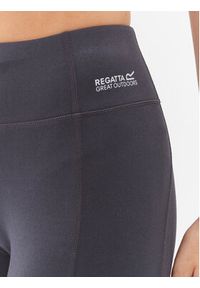 Regatta Legginsy Holeen II RWJ260R Szary Slim Fit. Kolor: szary. Materiał: syntetyk #4