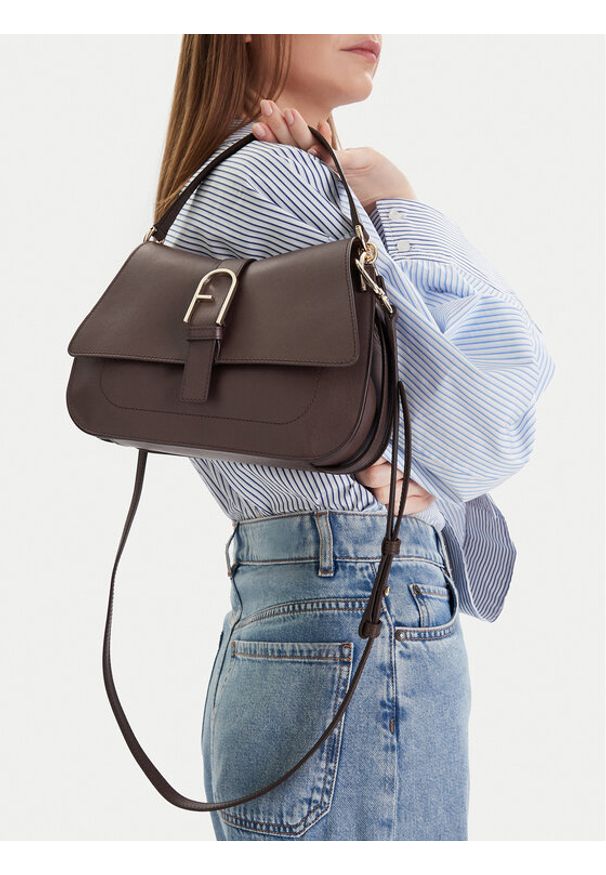 Furla Torebka WB00996 BX2045 BG 4284S 1007 Brązowy. Kolor: brązowy. Materiał: skórzane