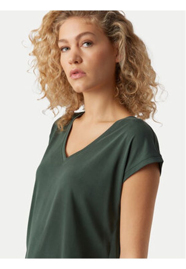 Vero Moda T-Shirt Filli 10247666 Zielony Regular Fit. Kolor: zielony. Materiał: syntetyk