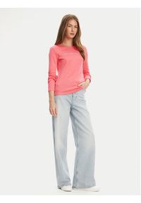 United Colors of Benetton - United Colors Of Benetton Bluzka 3GA2E16G0 Różowy Regular Fit. Kolor: różowy. Materiał: bawełna #4