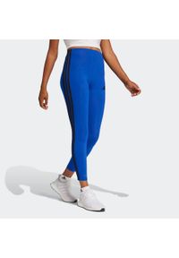 Adidas - Legginsy fitness damskie ADIDAS. Materiał: włókno, materiał, bawełna. Sport: fitness