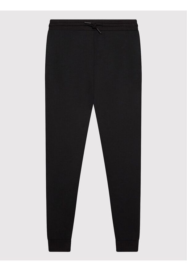 Calvin Klein Jeans Spodnie dresowe Shadow Logo IB0IB01010 Czarny Regular Fit. Kolor: czarny. Materiał: syntetyk