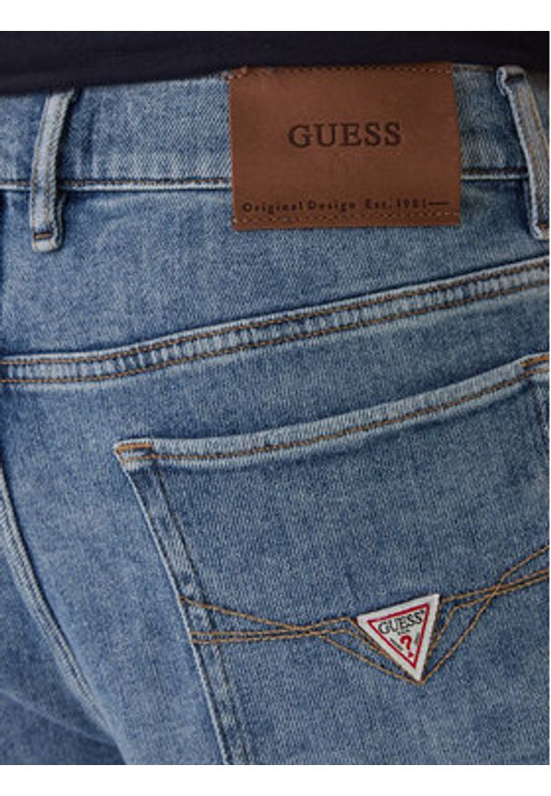 Guess Jeansy M6RA0P D0618 Niebieski Baggy Fit. Kolor: niebieski