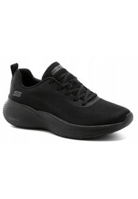 skechers - BUTY damskie SKECHERS BOBS INFINITY 117550-BBK czarne niskie lekkie 36. Kolor: czarny. Materiał: syntetyk, materiał