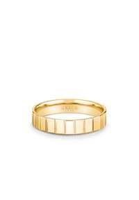 W.KRUK - Obrączka ślubna złota Mirror męska. Materiał: złote. Kolor: złoty. Wzór: gładki #1