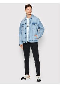 Only & Sons Kurtka jeansowa Rick 22021985 Błękitny Regular Fit. Kolor: niebieski. Materiał: bawełna