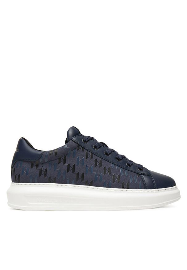 Karl Lagerfeld - KARL LAGERFELD Sneakersy KL52543 Granatowy. Kolor: niebieski. Materiał: skóra