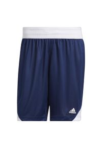 Adidas - Icon Squad Shorts. Kolor: wielokolorowy, biały, niebieski. Materiał: materiał