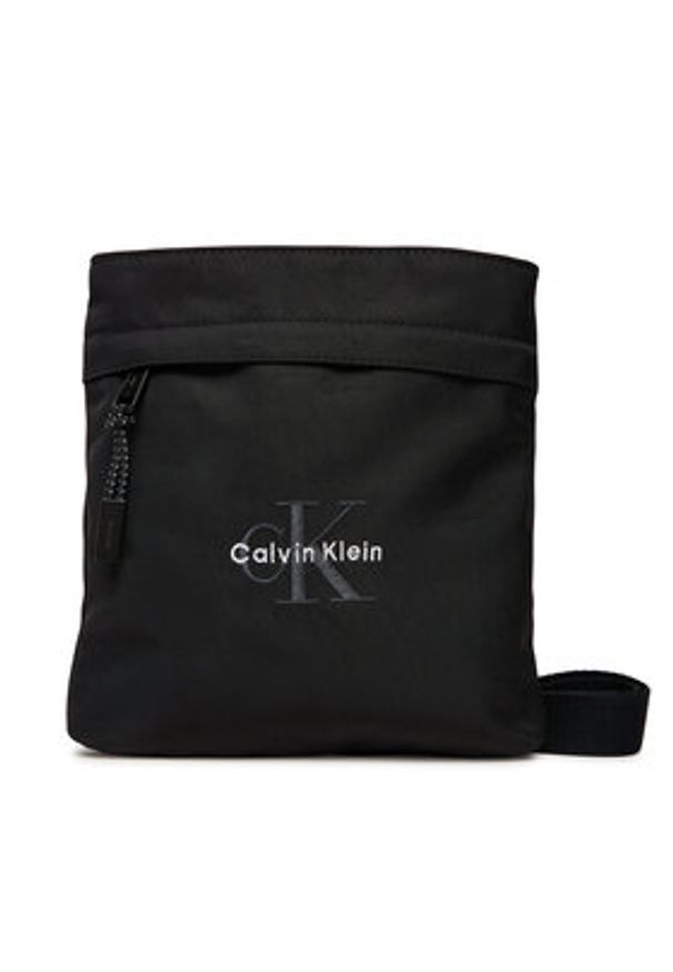 Calvin Klein Saszetka Bold Flatpack LV04D3178G Beżowy. Kolor: beżowy. Materiał: materiał