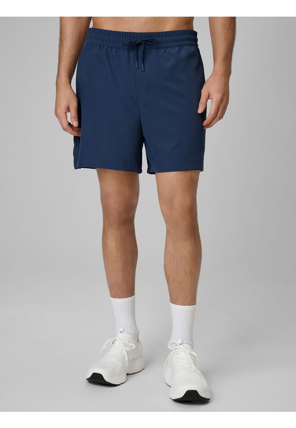 4f - 4F Spodenki plażowe boardshorty męskie - granatowe XXL. Kolor: niebieski. Materiał: materiał