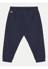 Lacoste Dres 4J8409 Granatowy Regular Fit. Kolor: niebieski. Materiał: bawełna #2