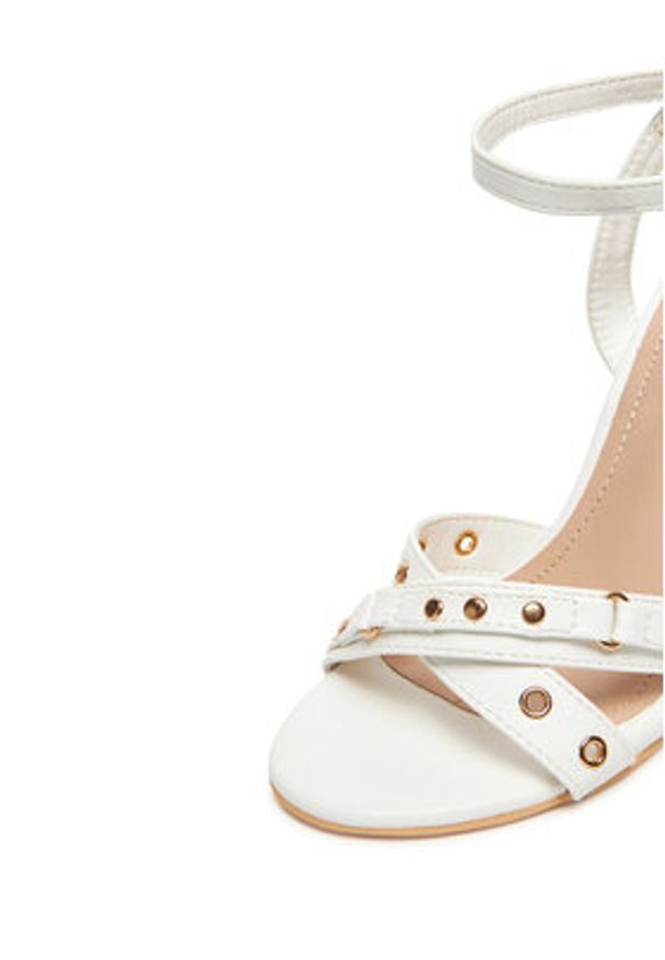 DeeZee Sandały F89725-268 Biały. Kolor: biały. Materiał: skóra