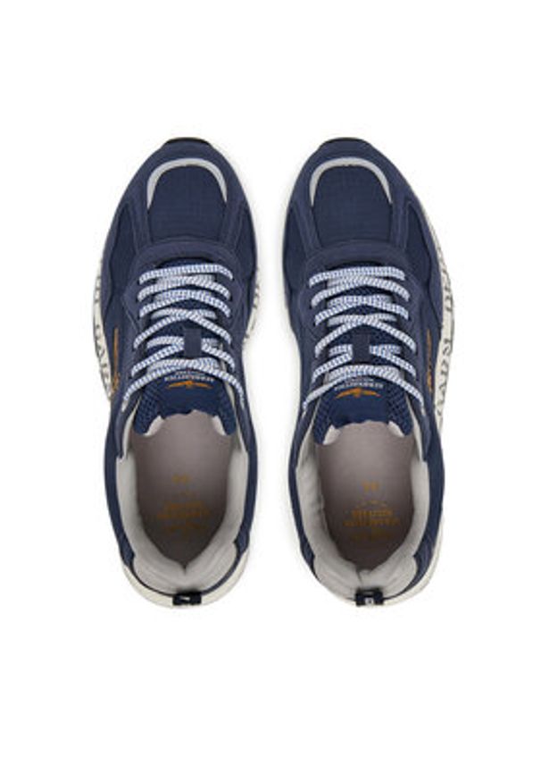 Aeronautica Militare Sneakersy 251SC276CT3332 Granatowy. Kolor: niebieski. Materiał: materiał