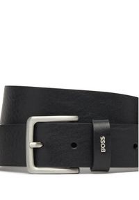 BOSS Pasek Męski 50548370 Czarny. Kolor: czarny. Materiał: skóra #2