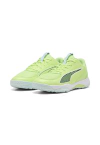 Puma - Młodzieżowe buty do piłki ręcznej Accelerate 4 PUMA. Kolor: żółty, biały, wielokolorowy, zielony