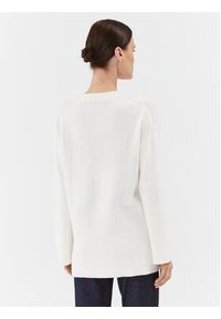 Marella Sweter Anta 2333664137200 Biały Regular Fit. Kolor: biały. Materiał: syntetyk, wełna