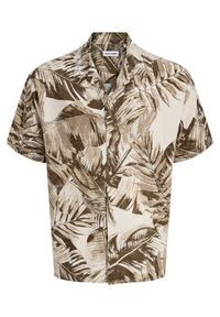 Jack & Jones Koszula Jeff 12288854 Brązowy Relaxed Fit. Kolor: brązowy. Materiał: wiskoza #6