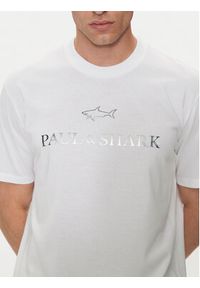 PAUL & SHARK - Paul&Shark T-Shirt 14311602 Biały Regular Fit. Kolor: biały. Materiał: bawełna #5