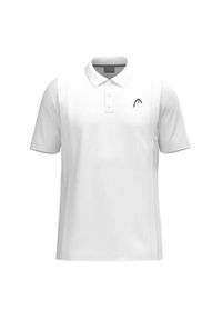 Koszulka sportowa męska Head Club Original. Typ kołnierza: polo. Kolor: biały. Materiał: poliester. Sport: tenis #1