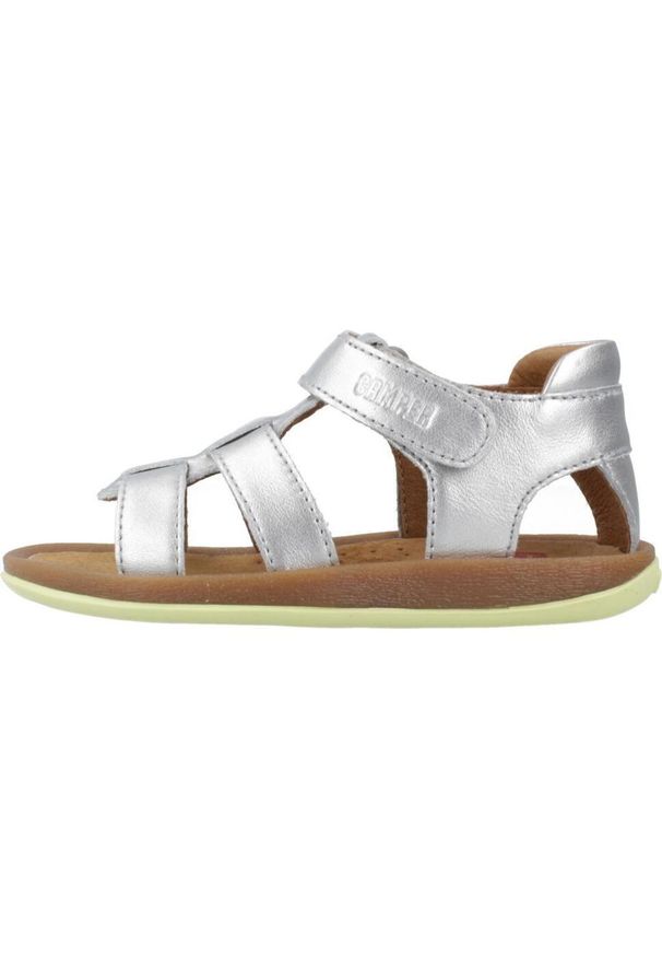 Camper - Sandały CAMPER BICHO FW Szary. Kolor: szary. Materiał: skóra. Sezon: lato