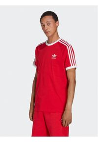 Adidas - adidas T-Shirt Adicolor Classics 3-Stripes T-Shirt IA4852 Czerwony Regular Fit. Kolor: czerwony. Materiał: bawełna