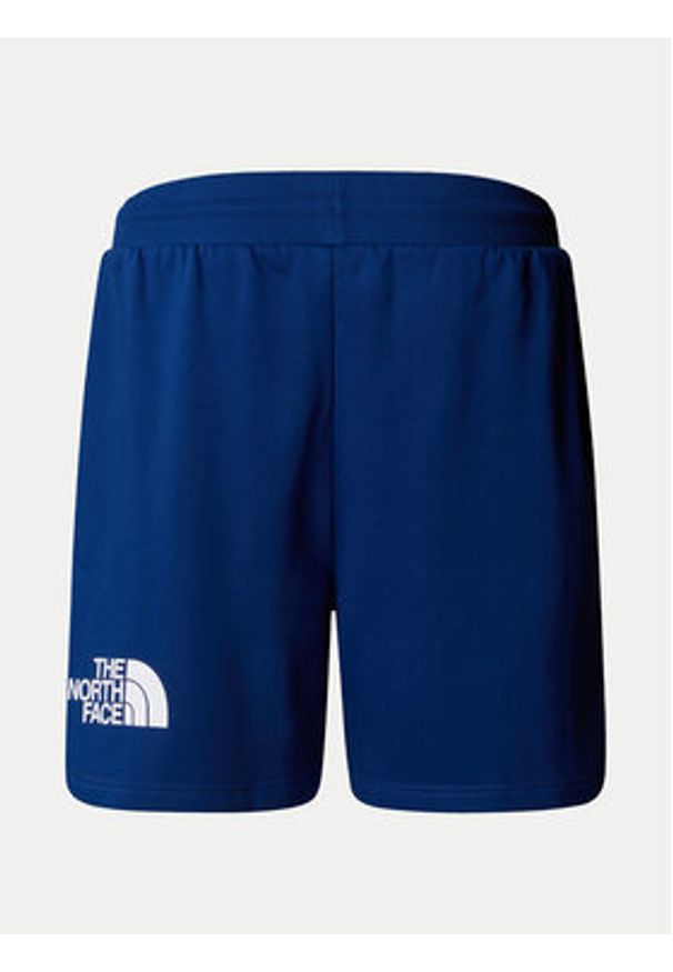The North Face Szorty sportowe Easy NF0A8C2S Niebieski Regular Fit. Kolor: niebieski. Materiał: syntetyk. Styl: sportowy